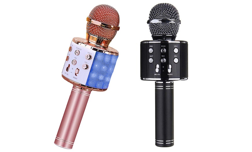 Image 7: Bluetooth Karaoke Microphone