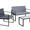 Image 3: Four-Piece Rattan Outdoor Set