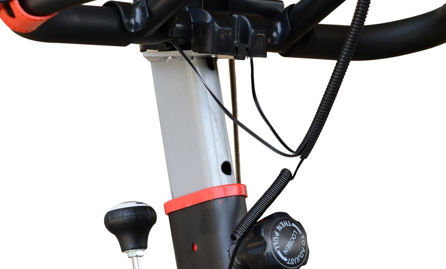 Image 5: HomCom Flywheel Exercise Bike