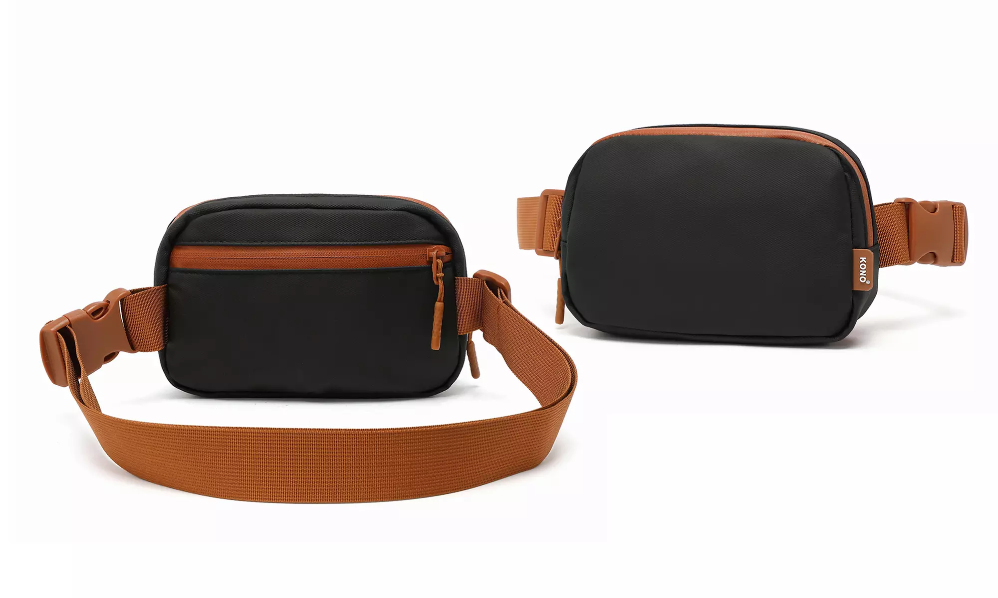 Clearance Kono Minimalist Water-Resistant Adjustable Waist Pack