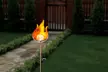 One, Two or Four Outdoor Flame Solar Lights - Image 2