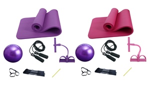 Seven-Piece Yoga Kit Set