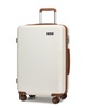 Image 21: One or Three Minimalist Design Hard Shell Luggage Set with TSA Lock 