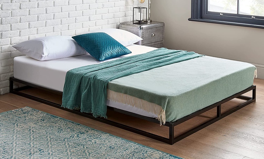 Image 1: Platform Bed with Optional Pocket Sprung Mattress