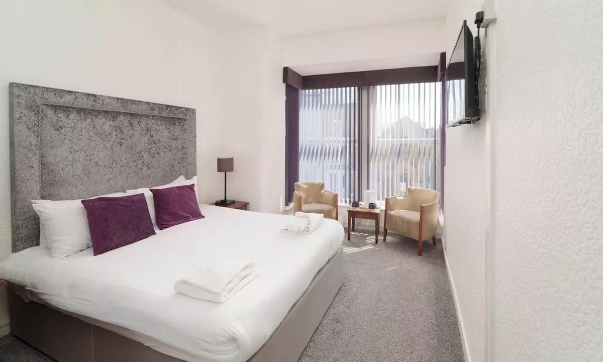 Blackpool: Double or Room with Late Check-Out & Optional Breakfast