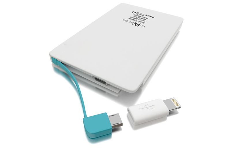 Image 7: Credit Card Power Bank 2000mAh