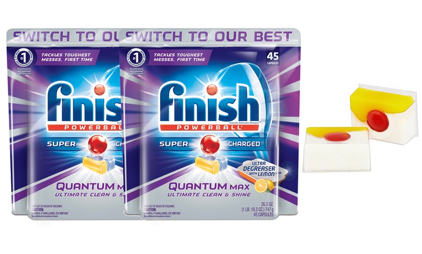 Image 1: Finish Quantum Dishwasher Tablets