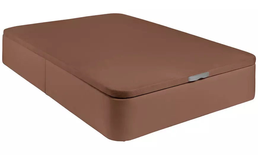 Image 3: Conjunto de canapé y colchón viscoelástico de muelles ensacados