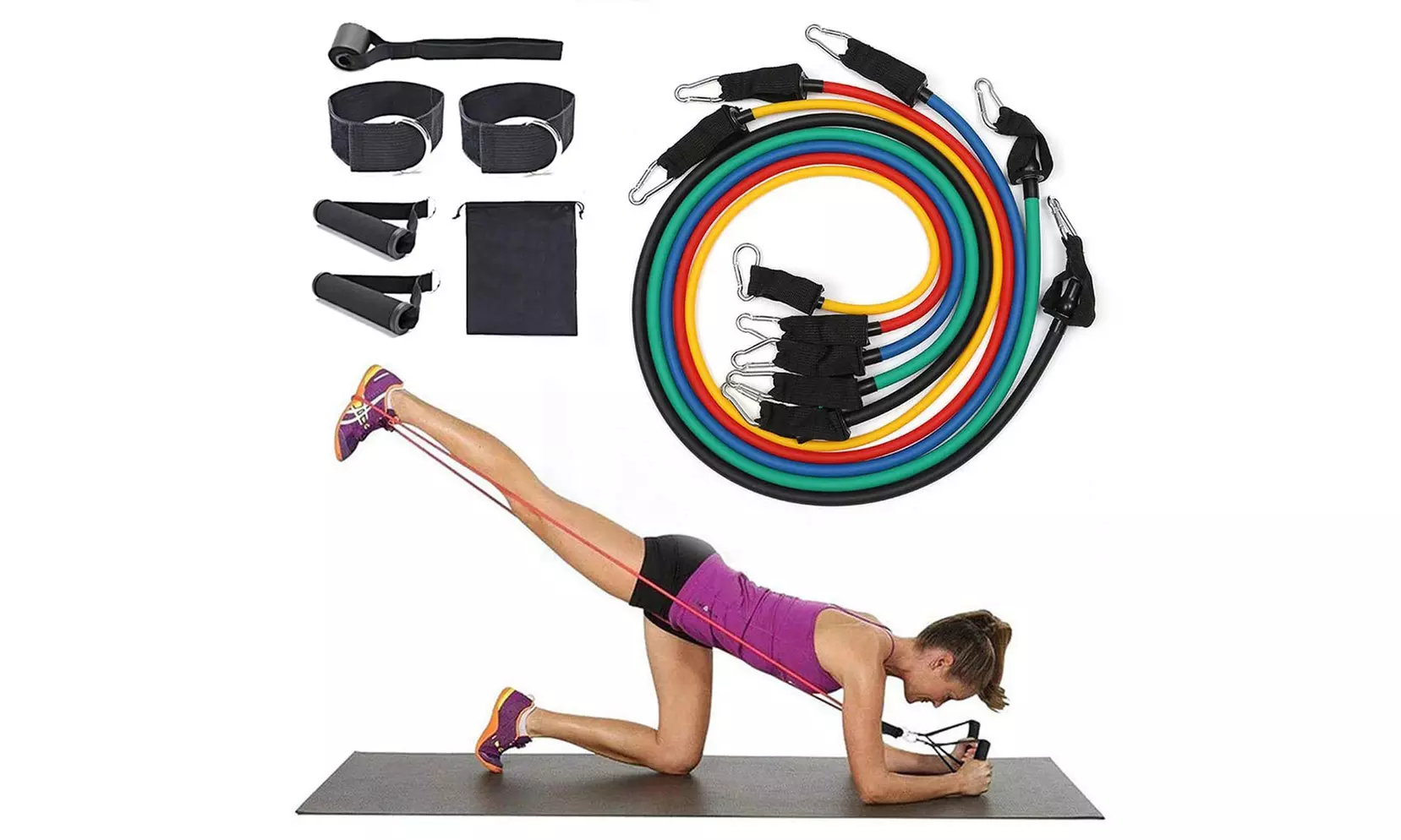 Exercise Band Set (11-Piece) - Primary Image