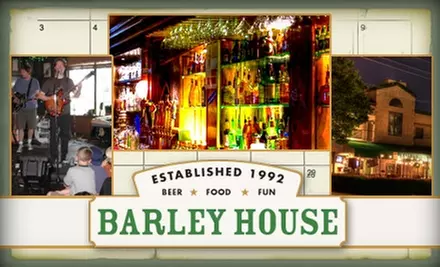 $10 for $25 Worth of Grub and Guzzle at Barley House - Primary Image