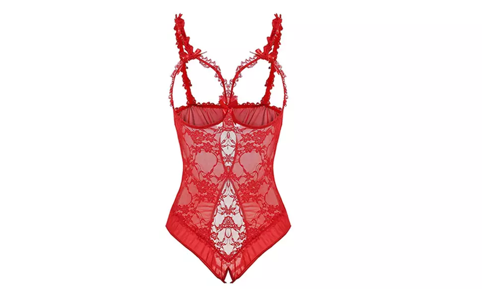 1 ou 2 bodies en dentelle poitrine ouverte - Second Medium