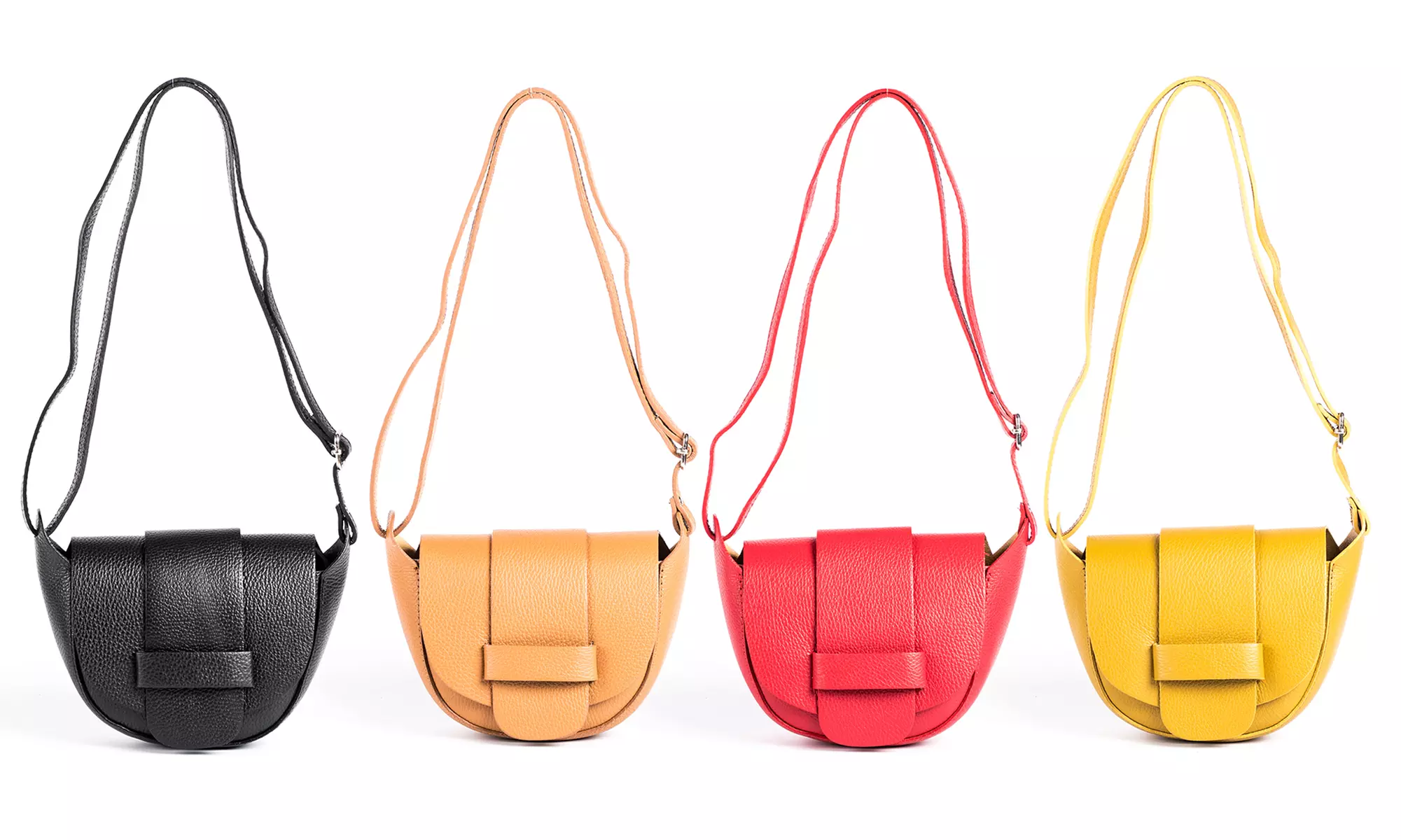 Sac bandoulière Carla Belotti en cuir, collection Ethy - Primary Image