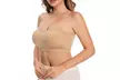 Women Strapless Bralette Seamless Bandeau Padded Tube Top Bra - Second Medium