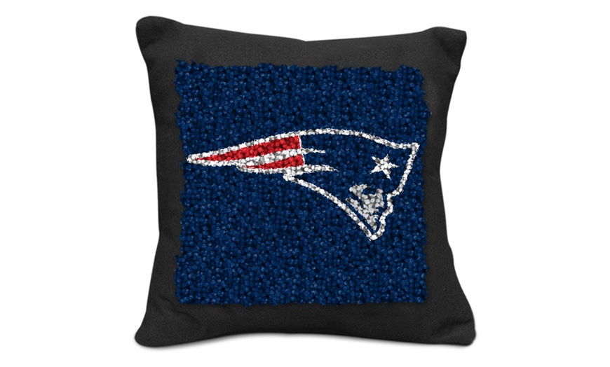 NFL Latch Hook Pillow-Making Kit | Groupon