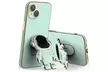 Astronaut Stand Phone Case Plating Silicone Cover For iPhone 12 Pro MAX 11 XS - Second Medium