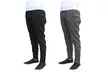 Men's Slim-Fit Cotton Twill Joggers with Zipper Bottom (2-Pack) - Second Medium