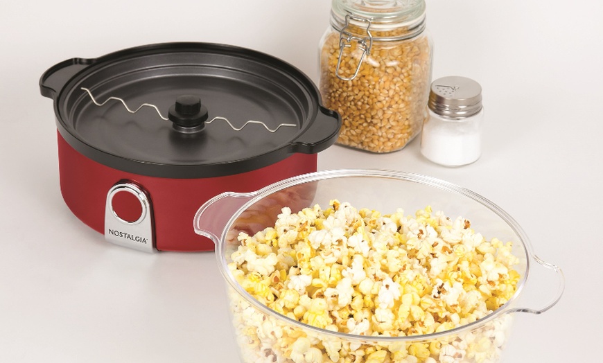 Image 3: Nostalgia Stir Popcorn Maker