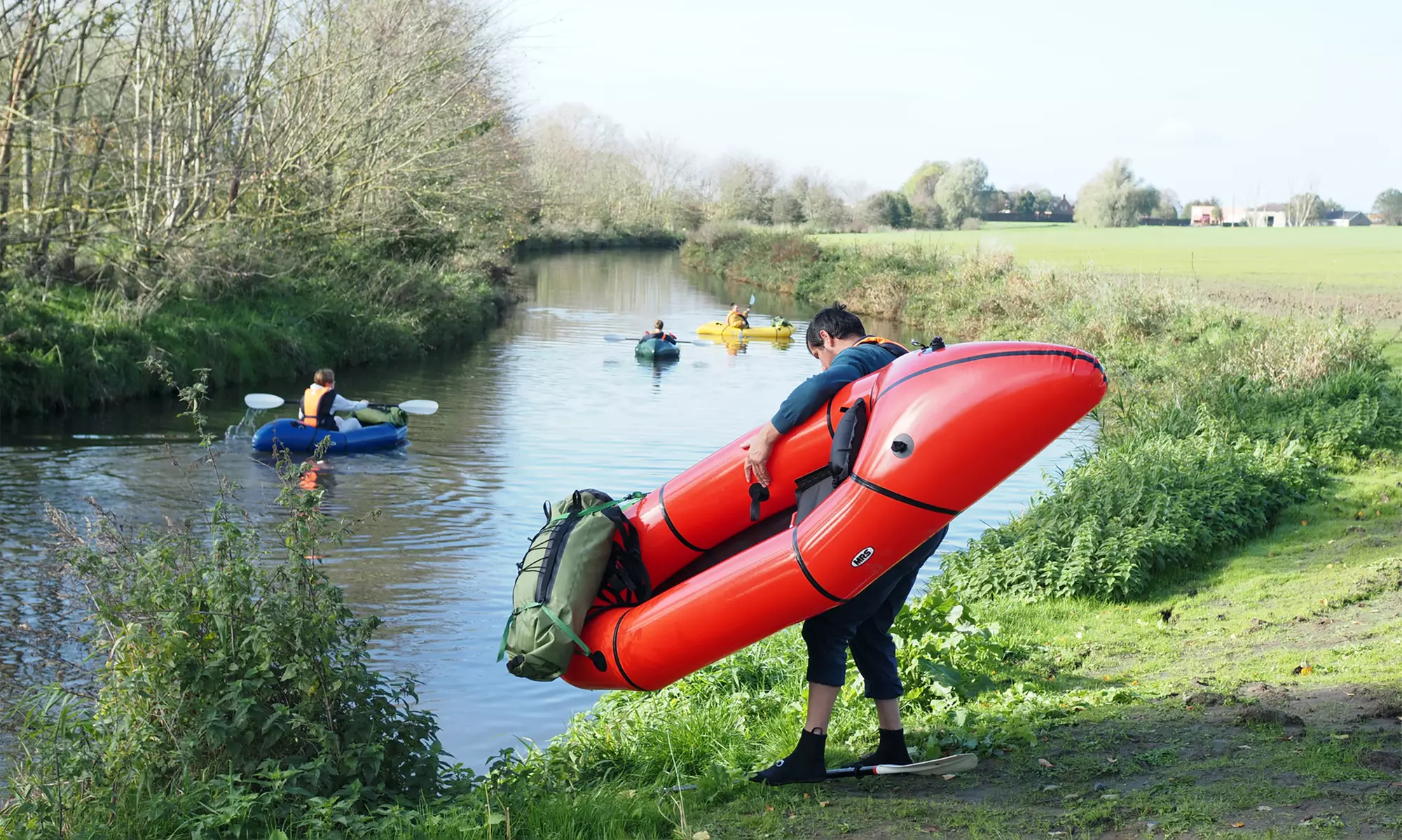 Ontdek Packraft Avontuur: Wandelen & Peddelen met Fagus Outdoor
