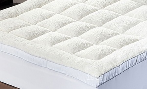 1600GSM Ultrasoft Sherpa Winter Mattress Topper