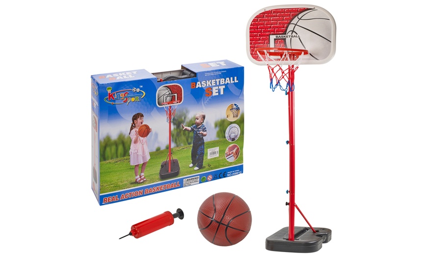 Image 19: Kids' Basketball Set with Ball