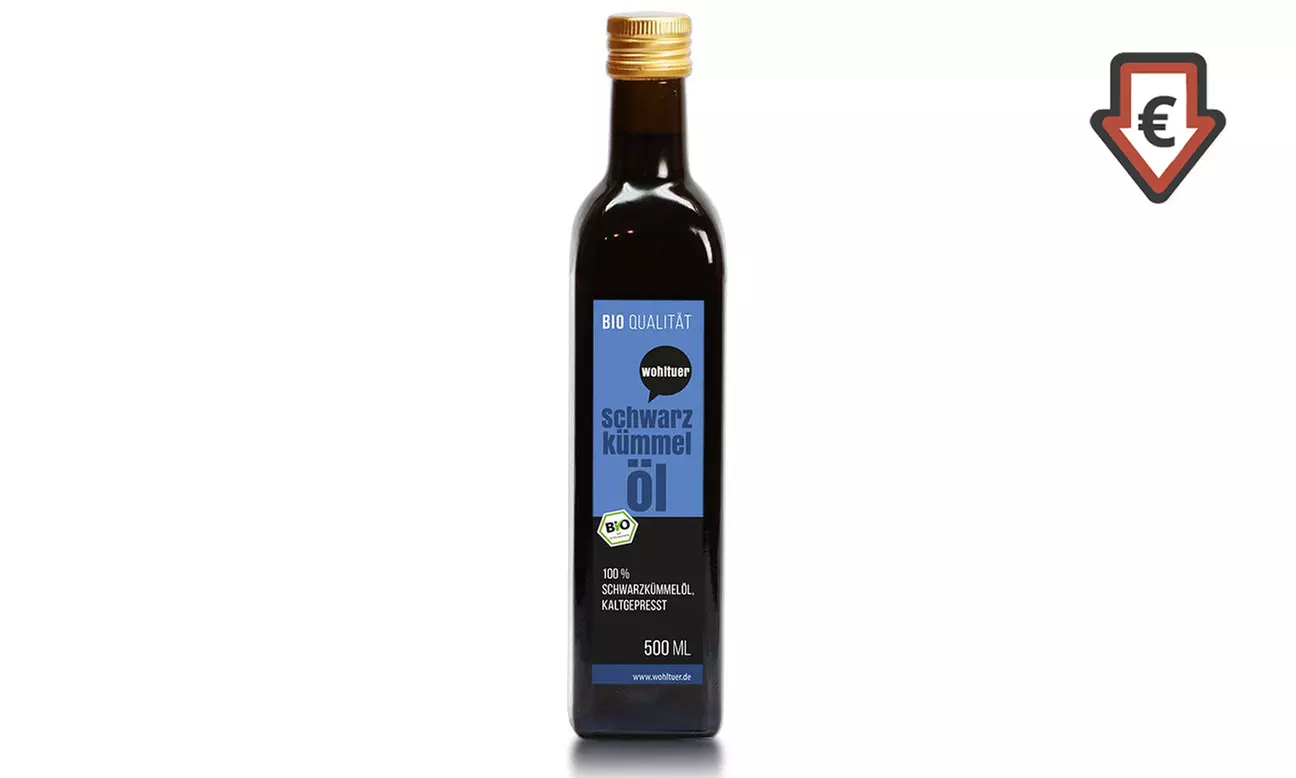 1x oder 2x Wohltuer Bio-Schwarzkümmel-Öl - Primary Image