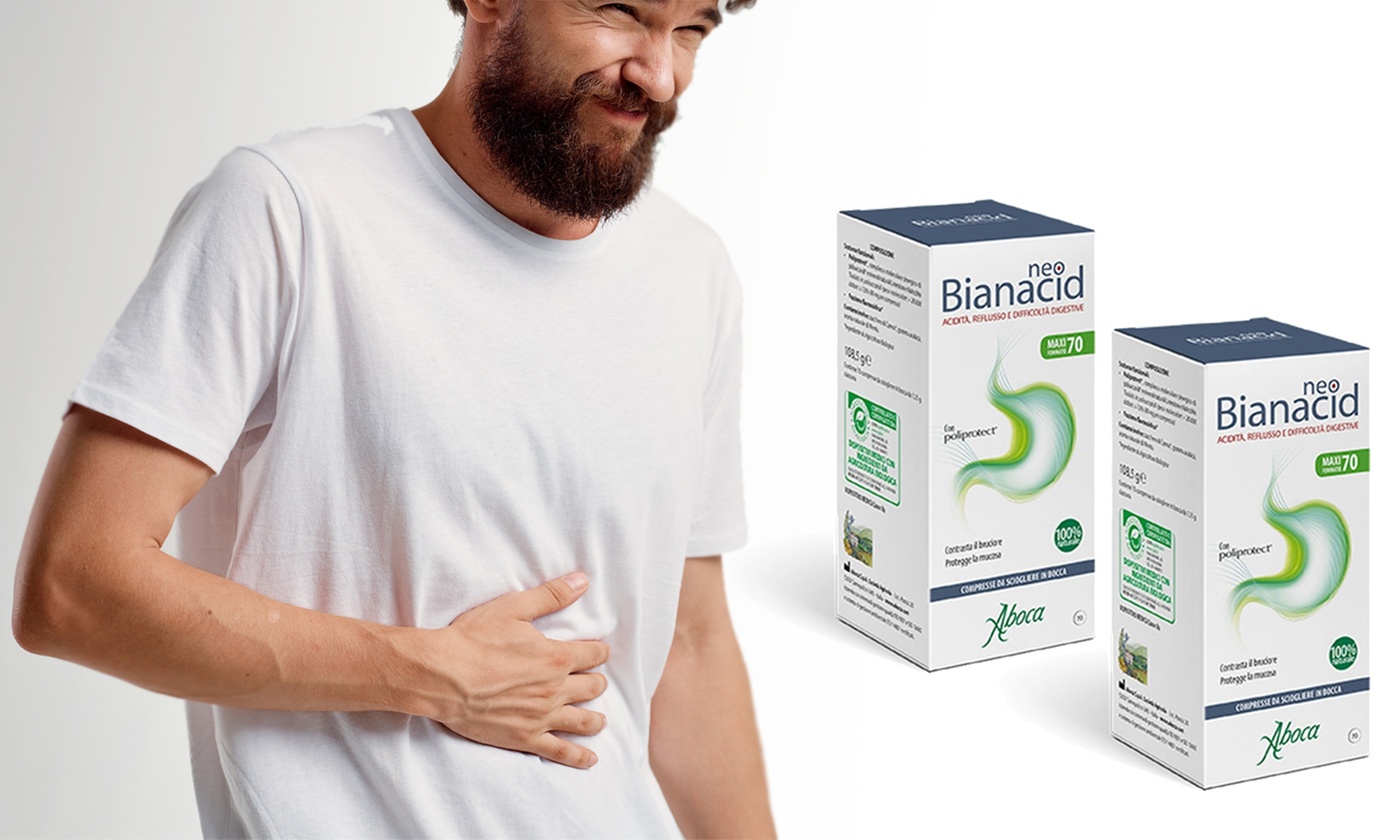 140, 210 o 280 compresse di Aboca Neobianacid