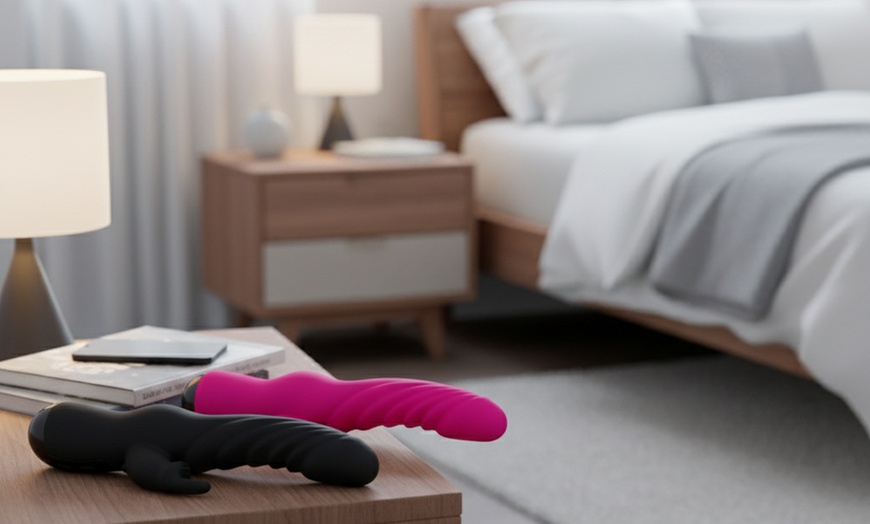 Image 1: Sextoy - Vibromasseur rabbit "Intense" de Hugbox