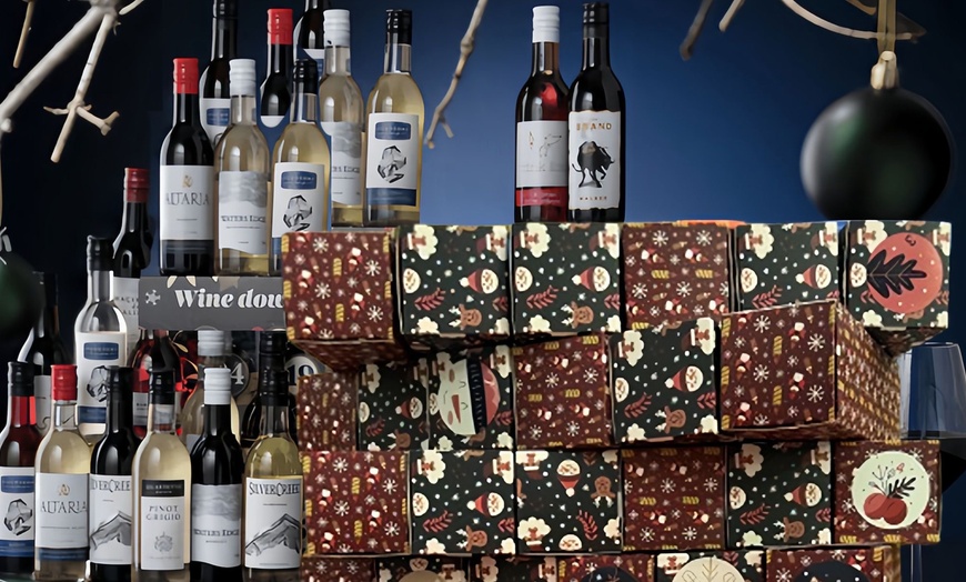 Image 2: 12- or 24-Day Wine Advent Calendar 