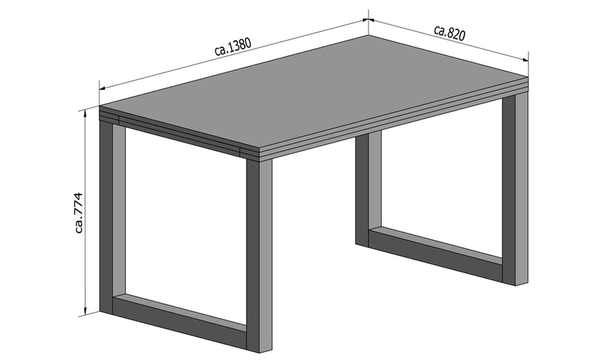 Image 13: Mesas de comedor industriales