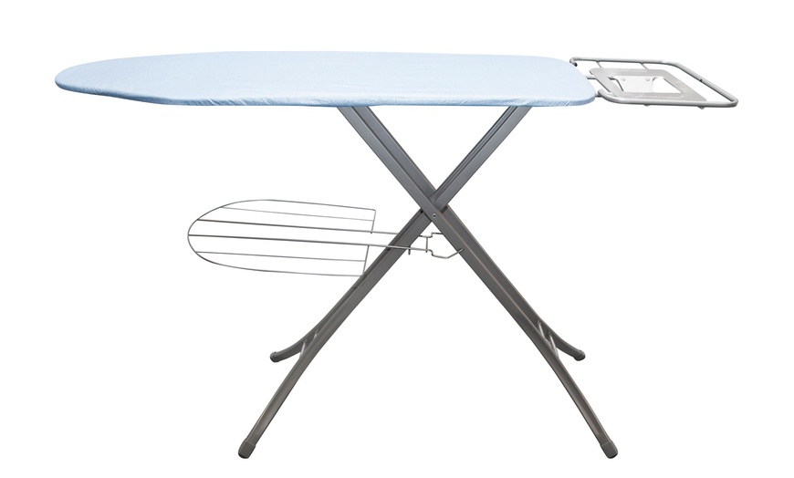 Image 2: Ironing Board with Garment Rack