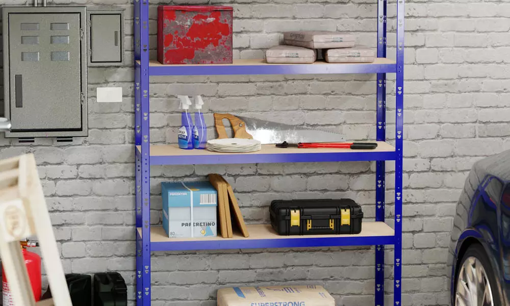 Étagère de rangement polyvalente en métal pour charges lourdes