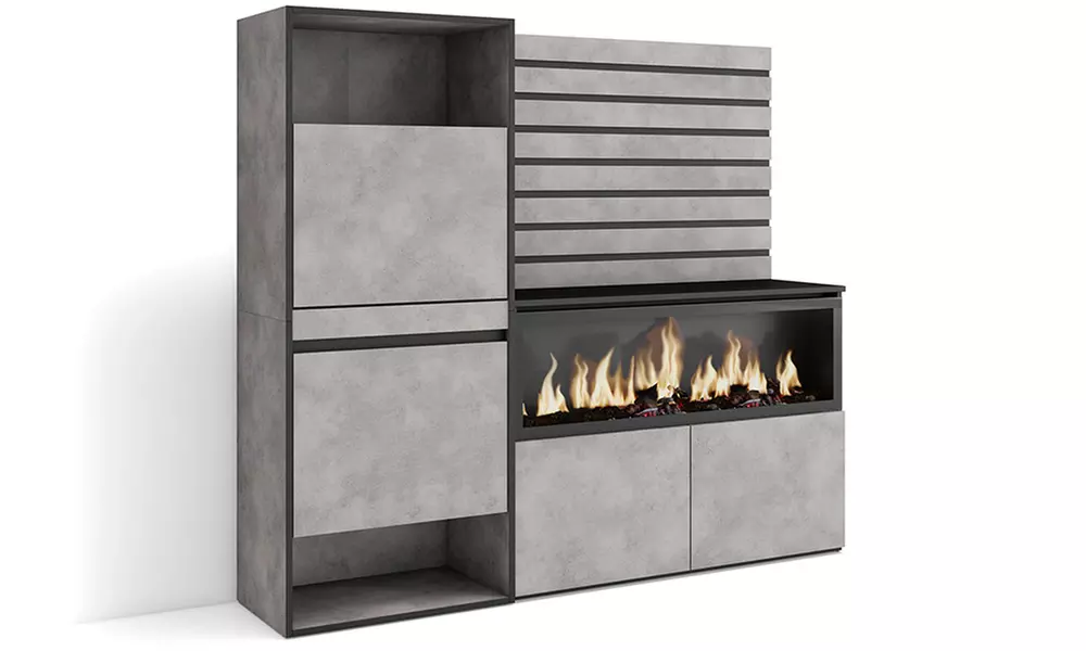 Scarpiera, Credenza, Camino elettrico