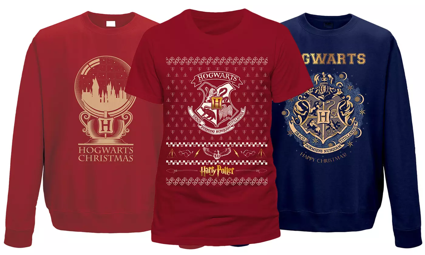 Harry Potter Unisex Christmas Jumper or T-Shirt - Primary Image