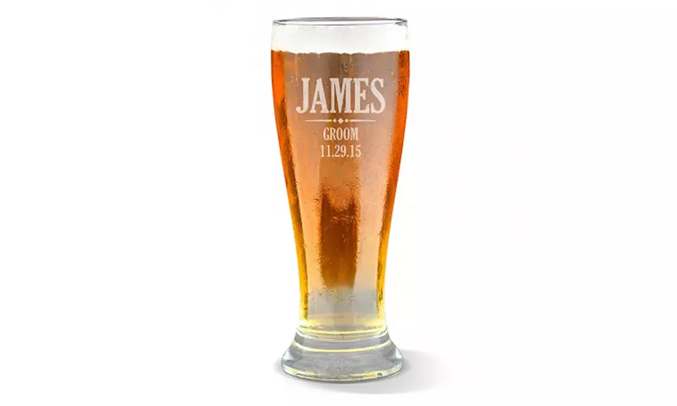 Personalized Premium 16oz. Beer Glasses (Up to 71% Off)  - Second Medium