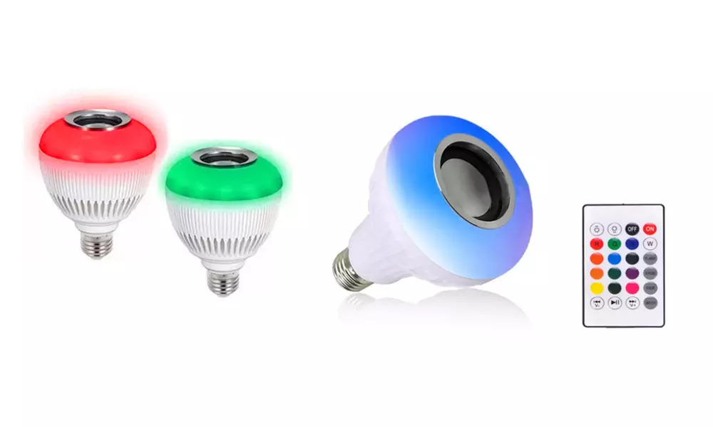 Wireless Bluetooth Multi-Color Light Bulb Speaker - Second Medium