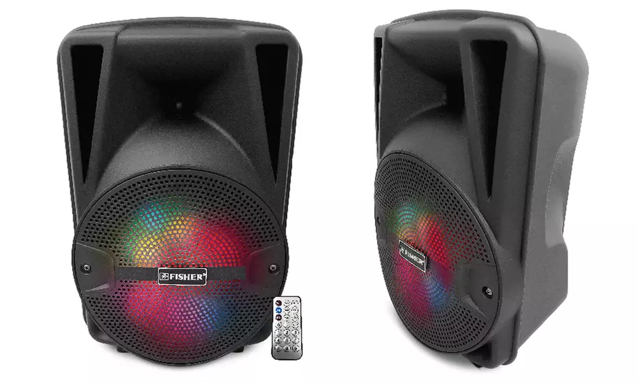 Fisher FBX815K Bluetooth Karaoke Speaker System w/ Remote Control - Primary Image