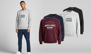 Pack of Two Jack & Jones Men's Crew Neck Sweatshirts