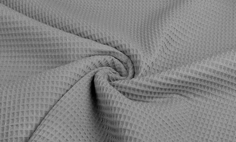 Zacht katoenen bedsprei met honingraat reliëf