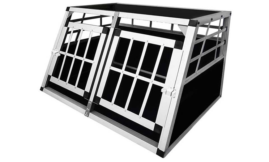 Image 3: VidaXL Dog Transport Cage