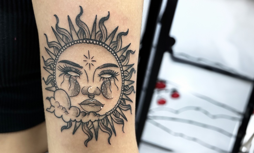 Image 11: Enjoy One Hour, Half or Full-day of Ink Time with Unique Tattoo Design