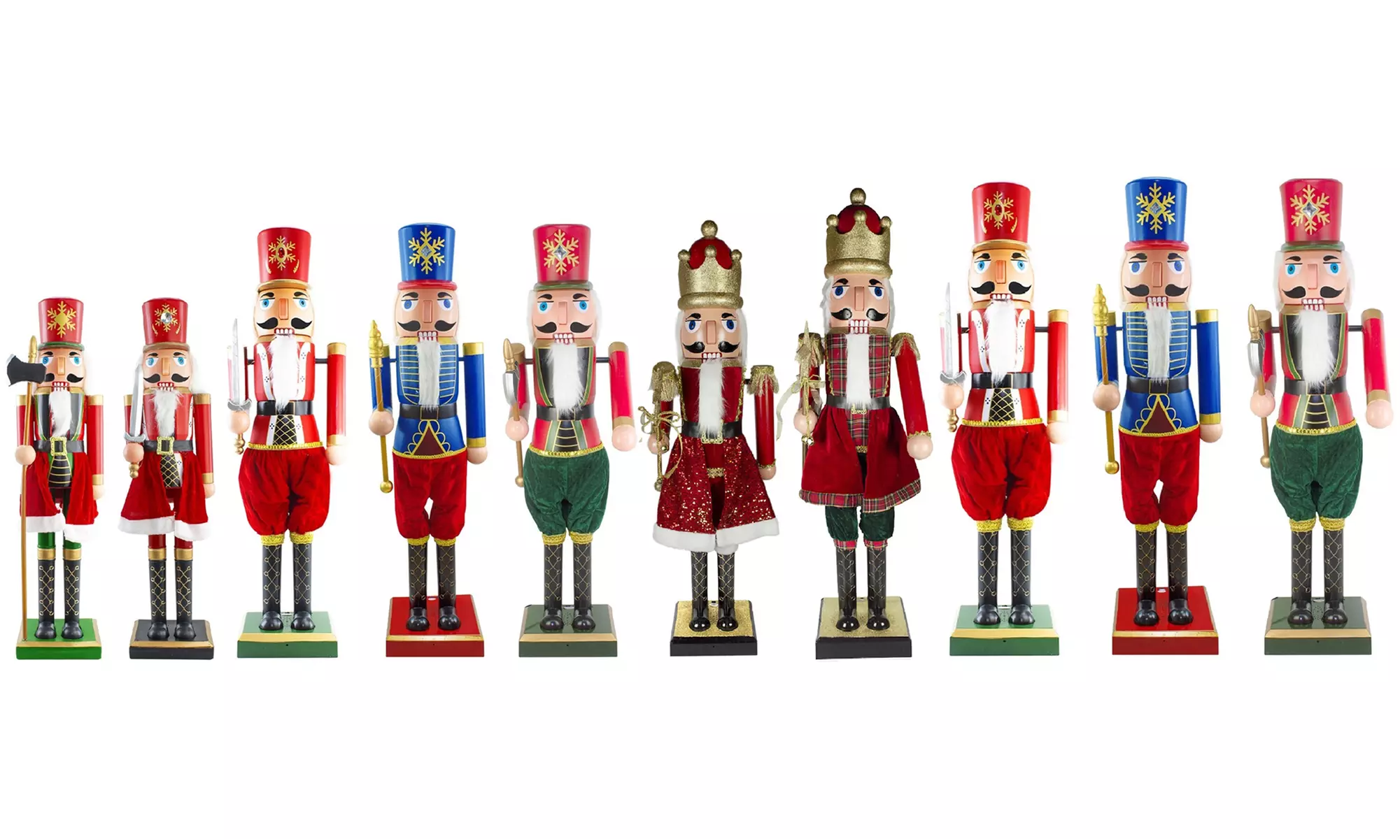 Addobbo a forma di soldato schiaccianoci, disponibile in vari modelli - Primary Image