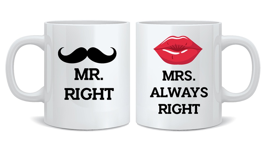 Image 1: Valentine's Day Couples' Mugs