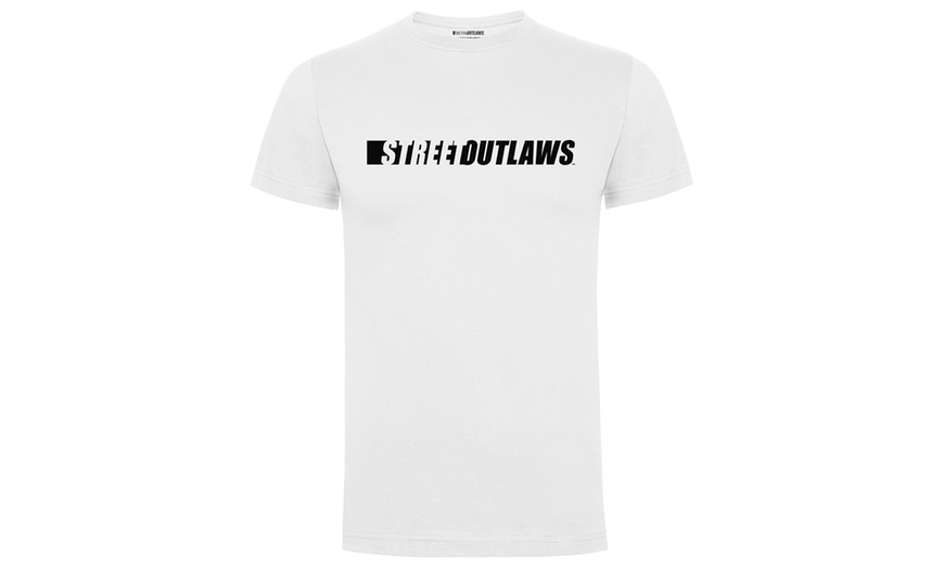 Image 4: Street Outlaws Print Men's Cotton T-Shirt