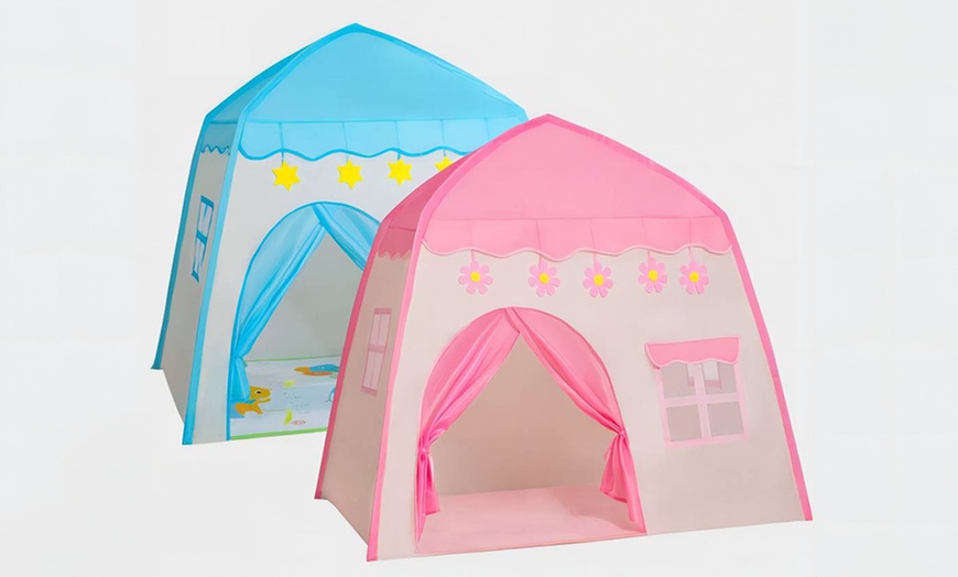 Image 1: Kids House Play Tent