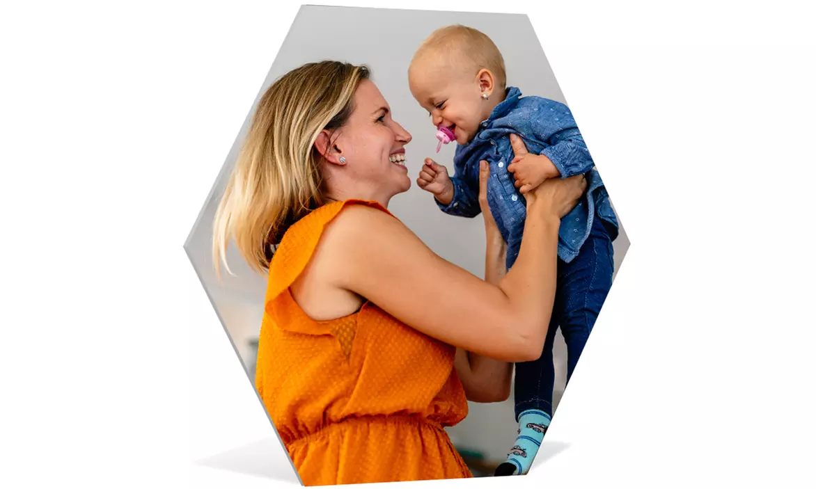 Muchopix hexagone, taille au choix, sur Hellodeco