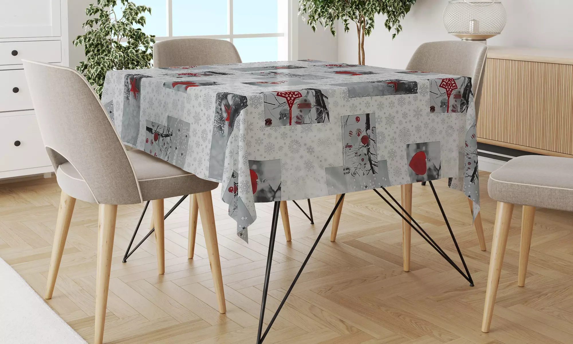 Tovaglia Norvegia Cieffepi Home Collections in stile natalizio