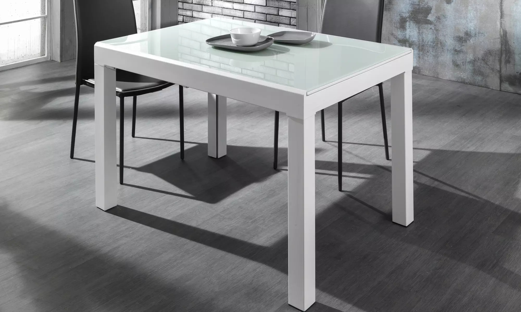 Table extensible jusqu'à 350 cm avec rallonges, livraison gratuite - Primary Image