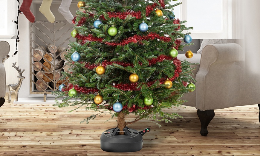 Image 2: Heavy Duty Christmas Tree Stand for Real Trees