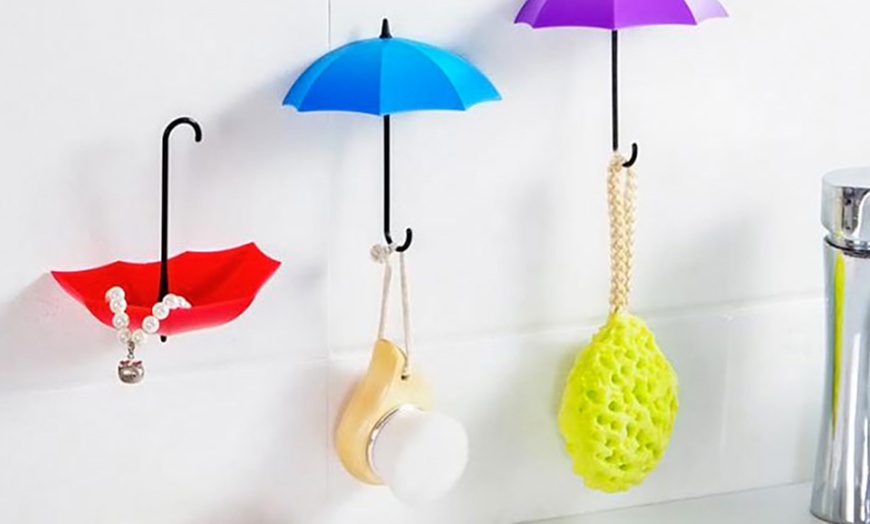 Image 10: 6 Decorative Umbrella Hooks
