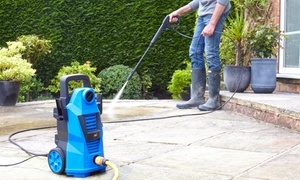 High-Pressure Washer and Cleaning Brush